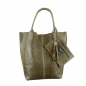 Preview: LADY'S SHOULDER BAG SHOPPER LEATHER IN SNAKE EMBOSSED CC2021